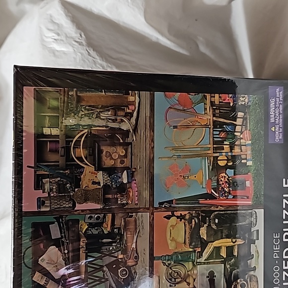 Various Household Items 1000 pc Oversized Puzzle by Brother Sister New - Picture 3 of 7